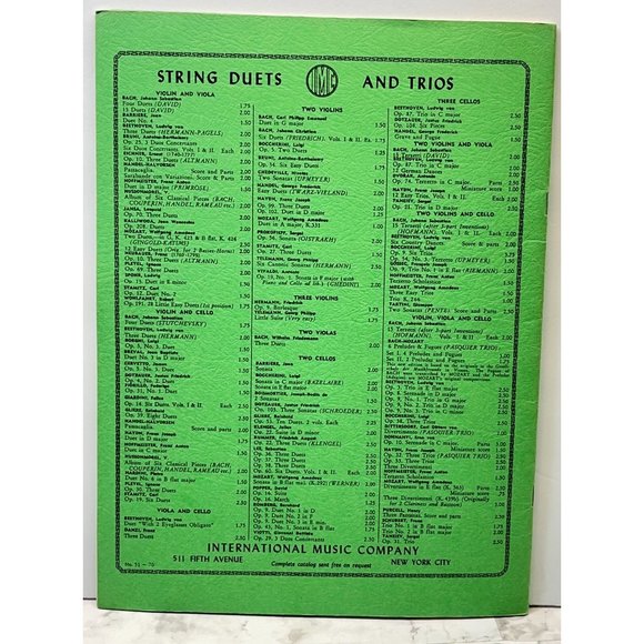 Tchaikovsky Variations on a Theme Rococo Opus 33 Cello and Piano Vintage Sheet M - Picture 4 of 6